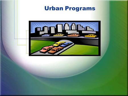 Urban Programs. Urban Programs - ESC Virginia Erosion and Sediment Control (ESC) Law –Approved in 1973. –Title 10 of the Code of Virginia. “Each District.