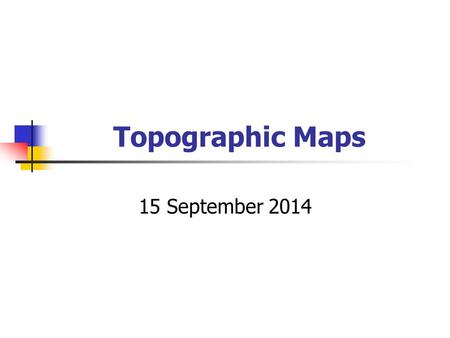 Topographic Maps 15 September 2014. Why are there two roads from Louberg to Luluville?