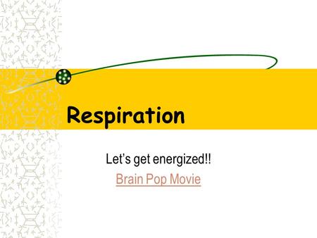 Respiration Let’s get energized!! Brain Pop Movie.