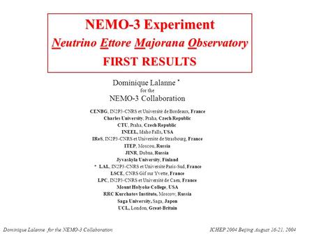 Neutrino Ettore Majorana Observatory