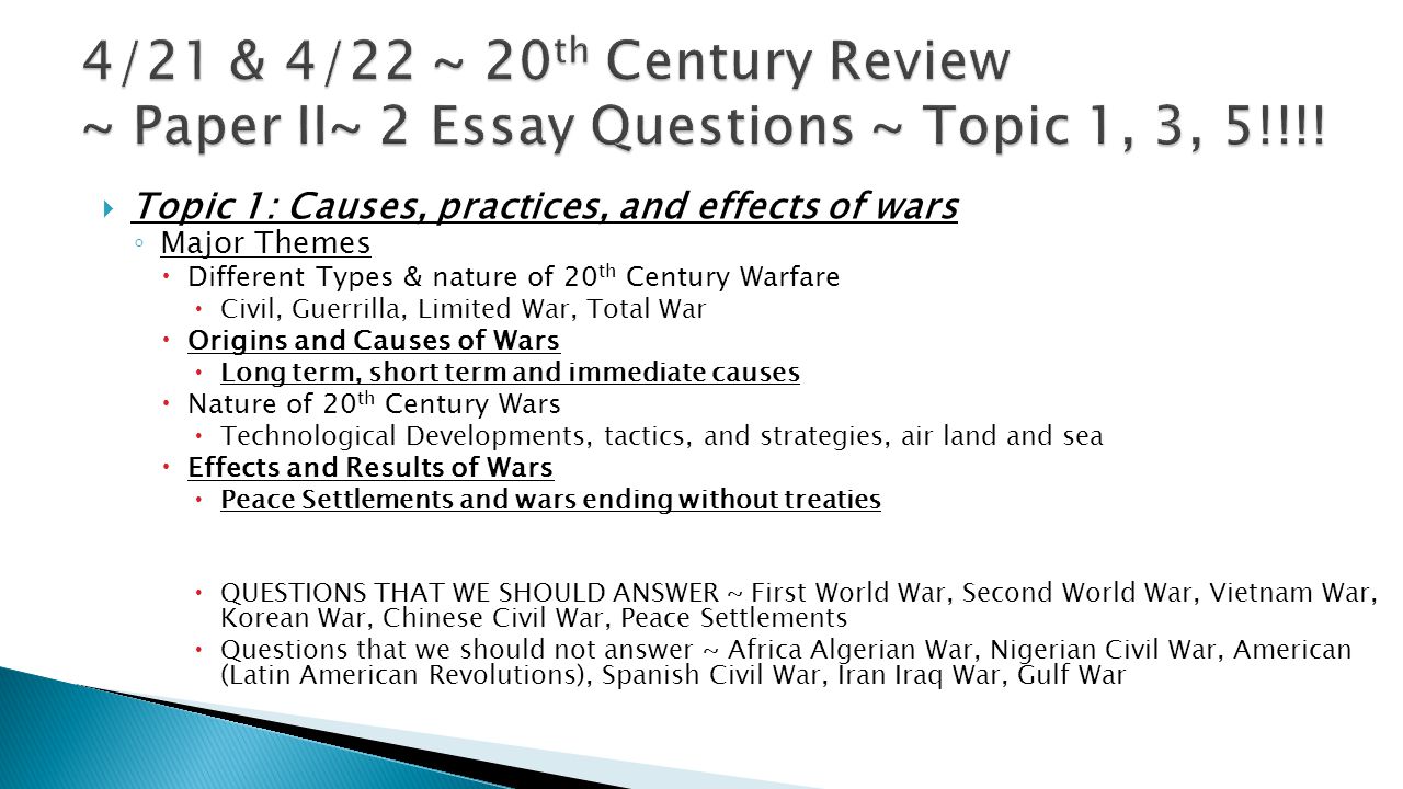 civil war essay topics