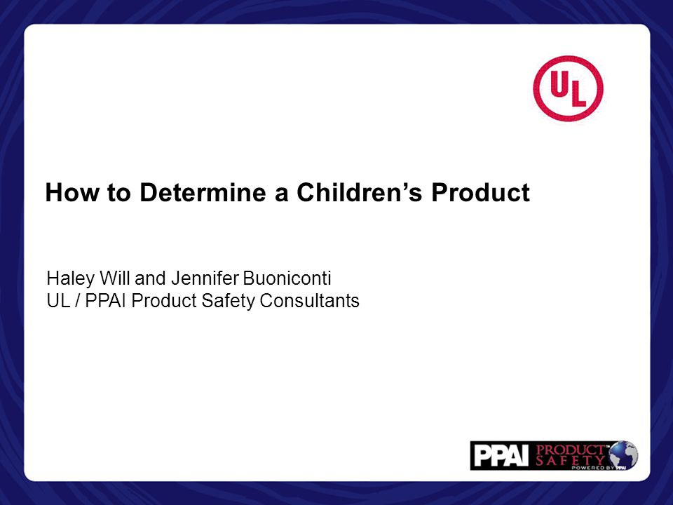 Children's Product Safety