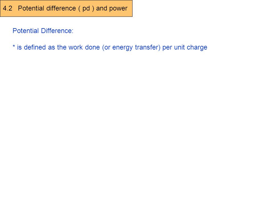V Volt W Work Done J Q Charge C Ppt Download