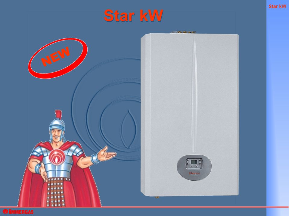 Star NEW. Star kW Star kW Instantaneous gas boilers Conventional Sealed room fan assisted NIKE Star 23 kW EOLO 23 kW. - ppt download