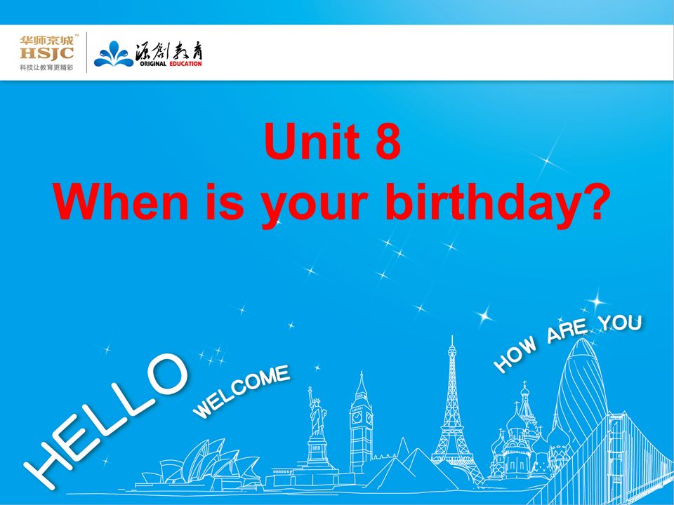 When's your birthday? - online presentation