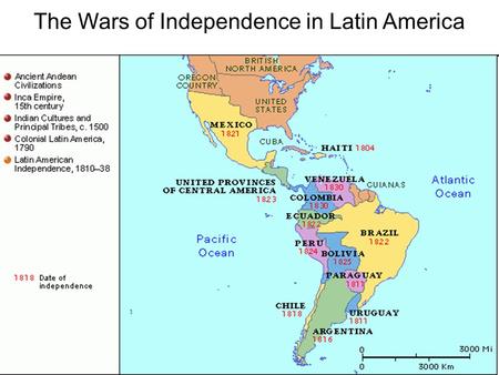 The Wars of Independence in Latin America. Reasons for Revolution –Social Structure of Latin America –Upper Class Peninsulares – people of European descent.