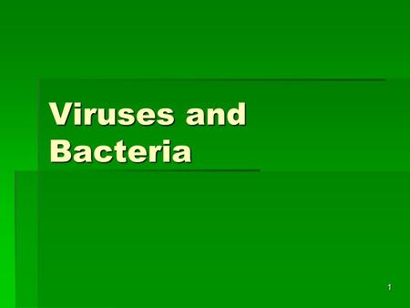 1 Viruses and Bacteria. 2 COVER YOUR MOUTH!!! 3 COVER YOUR MOUTH.
