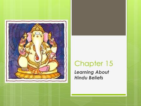 Learning About Hindu Beliefs