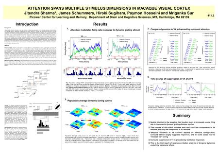 Introduction ATTENTION SPANS MULTIPLE STIMULUS DIMENSIONS IN MACAQUE VISUAL CORTEX Jitendra Sharma*, James Schummers, Hiroki Sugihara, Paymon Hosseini.