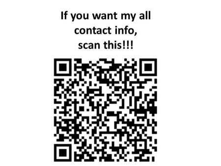 If you want my all contact info, scan this!!!. Welcome to Ms. Zaruba’s Math Class 2015-2016.