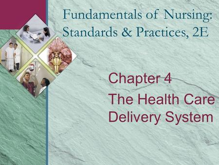 Chapter 4 The Health Care Delivery System Fundamentals of Nursing: Standards & Practices, 2E.