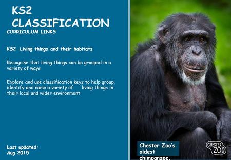 KS2 CLASSIFICATION (YR 5 & 6) CURRICULUM LINKS KS2 Living things and their  habitats Describe how living things are classified into broad groups  according. - ppt download