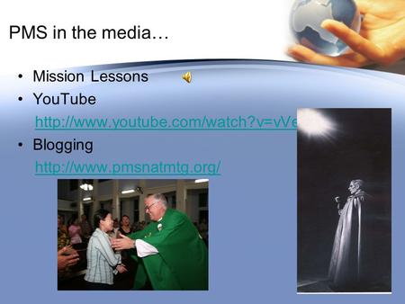 PMS in the media… Mission Lessons YouTube  Blogging