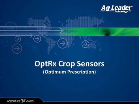 OptRx Crop Sensors (Optimum Prescription). Comparison of OptRx and farmer flat rate.