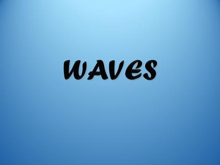 Waves Waves are oscillations that carry energy and information from one place to another. Examples of waves: light, sound, electricity in a wire, cell.