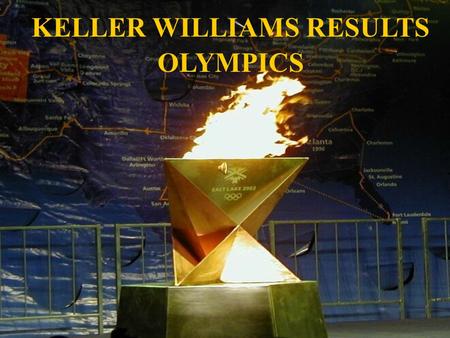 KELLER WILLIAMS RESULTS OLYMPICS. Events Awarded Monthly 1 Point for a New Listing 1 Point for a Closed Listing 1 Point for an Under Contract 1 Point.