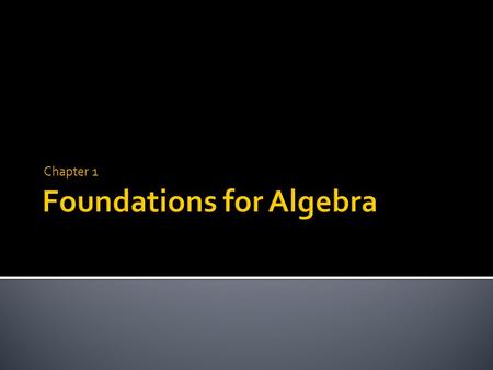 Chapter 1.  Pg. 4-9  Obj: Learn how to write algebraic expressions.  Content Standard: A.SSE.1.a.