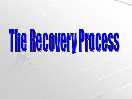 The recovery process involves returning the body to its pre-exercise state! Complete Practical Task 8 pg 382/3 Record results Answerer questions 1-6.