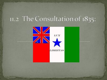 The first Consultation began as the delegates elected Branch T. Archer as the president of the convention. Some argued that Texas should declare its independence.