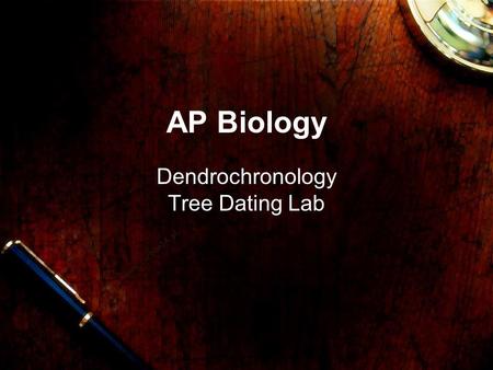 Www.carbon14.pl AP Biology Dendrochronology Tree Dating Lab.