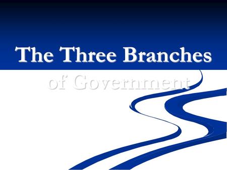 The Three Branches of Government. The Articles of Confederation After winning the American Revolution, colonists set up a “confederation”, or loose union,