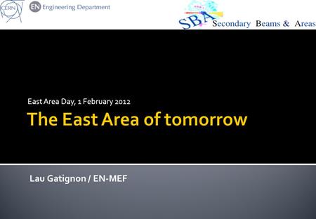 East Area Day, 1 February 2012 Lau Gatignon / EN-MEF.