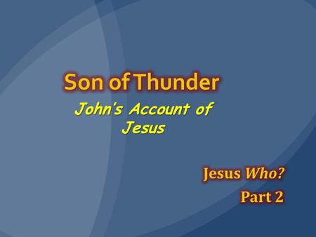 John’s Account of Jesus. Review Feast of Tabernacles Religious leaders are looking for Jesus Crowds are whispering as they debate.