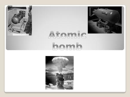 The atomic bomb was first used in warfare at Hiroshima and Nagasaki in August 1945 and the bomb played a key role in ending World War Two.