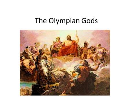The Olympian Gods. Aphrodite Aphrodite governs desire, love, and sexuality. She is also known as Venus (Roman). She is often pictured with a sceptre or.