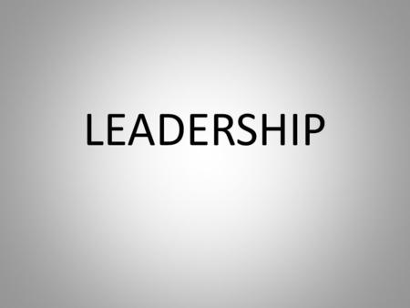 LEADERSHIP. Post Commander Essential for Success Power is Limited by CBL Not the King – No Disciplinary Power.