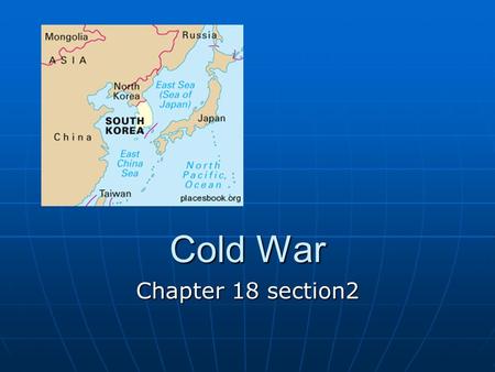 Cold War Chapter 18 section2 China 1945 1945 Northern China under Communist controlNorthern China under Communist control After WWII --- Nationalists.