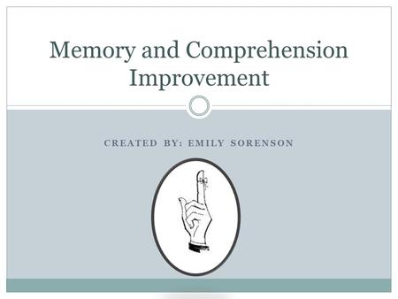 Memory and Comprehension Improvement