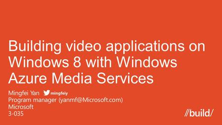  What is Windows Azure Media Services  Architecture and Features  SDK and REST API.
