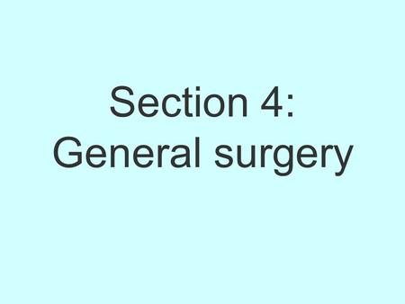 Section 4: General surgery. Rate of deep vein thrombosis / pulmonary embolism within 90 days of admission to general surgery.