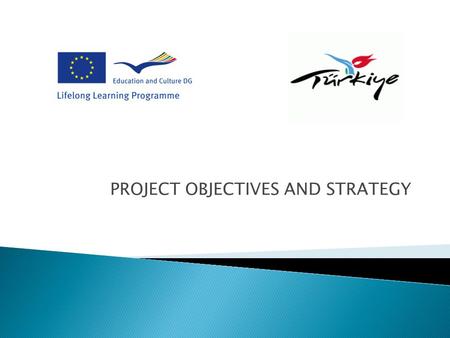 PROJECT OBJECTIVES AND STRATEGY. What are the concrete objectives of the partnership? What subjects or problems we intend to address. What approach will.