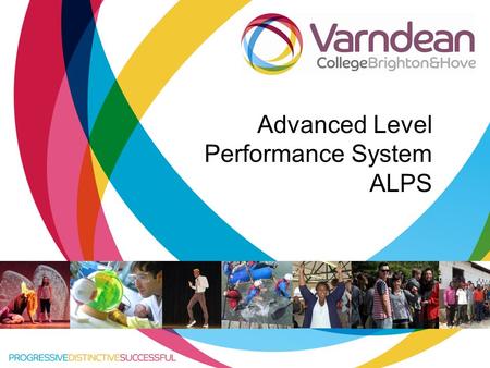 Title of presentation goes in here Advanced Level Performance System ALPS.