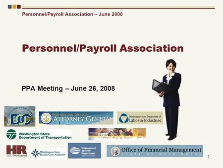 Personnel/Payroll Association – June 2008 1 Personnel/Payroll Association PPA Meeting – June 26, 2008.