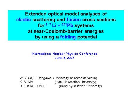 Extended optical model analyses of elastic scattering and fusion cross sections for 6, 7 Li + 208 Pb systems at near-Coulomb-barrier energies by using.
