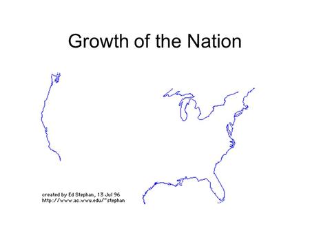 Growth of the Nation. Title: The New Government Period 6 - Pages: p. 165-169 Main IdeasSupporting Details.