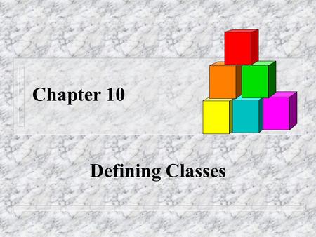 Chapter 10 Defining Classes. Slide 10- 2 Overview 10.1 Structures 10.2 Classes 10.3 Abstract Data Types.