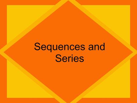 Sequences and Series. Sequence There are 2 types of Sequences Arithmetic: You add a common difference each time. Geometric: You multiply a common ratio.