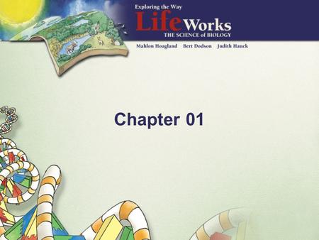 Chapter 01. A Singular Theme Basic structures and mechanisms that sustain life are common to all living creatures All forms of life are connected to one.