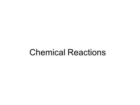 Chemical Reactions. Molecular Mass The molecular mass or formula mass of any compound is the sum of atomic masses of all atoms in one molecule of that.