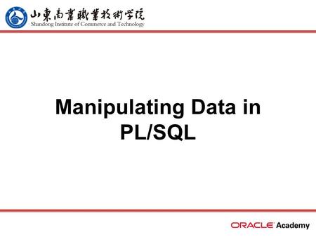 Manipulating Data in PL/SQL. 2 home back first prev next last What Will I Learn? Construct and execute PL/SQL statements that manipulate data with DML.