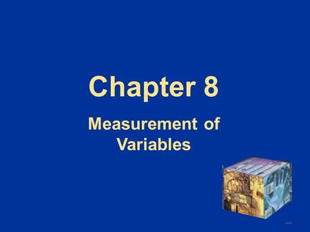 Measurement of Variables