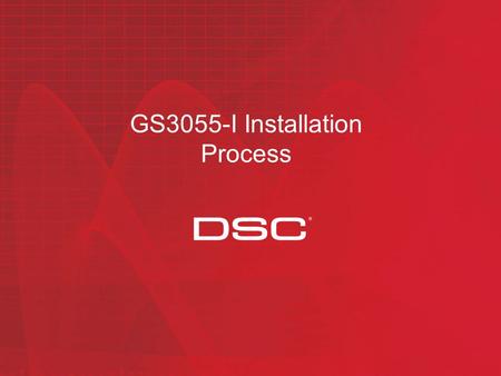 GS3055-I Installation Process