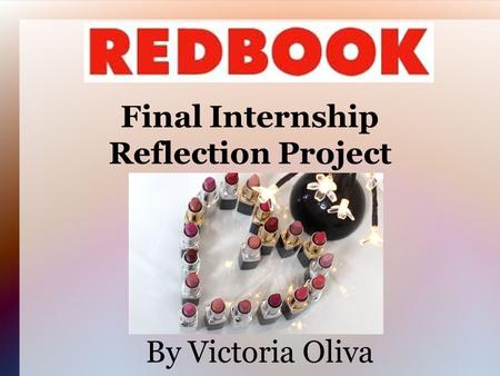 Final Internship Reflection Project
