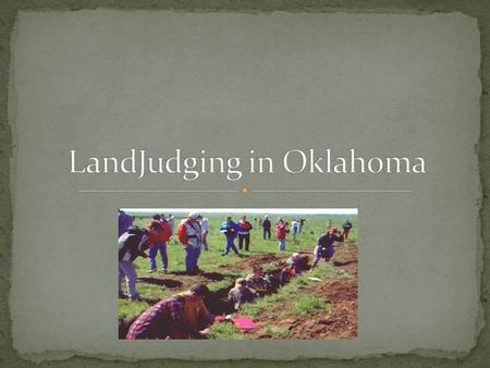 LandJudging in Oklahoma