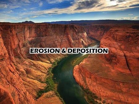 What is erosion? -Erosion is the removal of rock particles and soil from an area -Erosion requires energy (usually supplied by gravity)