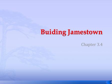 Buiding Jamestown Chapter 3.4.